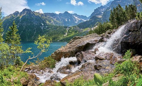 Kalendarz jednodzielny 33x49cm Jezioro LUCRUM KJ01