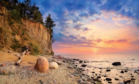 Kalendarz jednodzielny 33x49cm Plaża LUCRUM KJ02