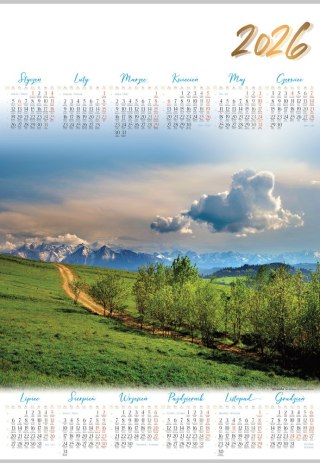 Kalendarz planszowy A1 Panorama pud.A 10 LUCRUM PL03-A1