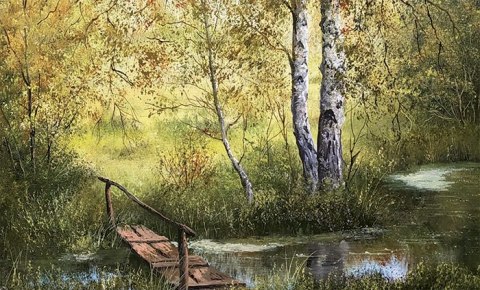 Kalendarz trójdzielny 86x33cm Zakątek LUCRUM KT08