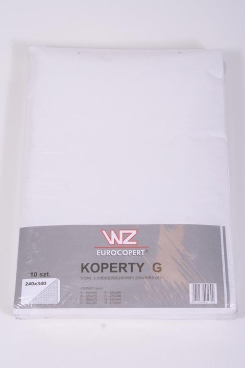 Koperta TYP 17/G, biała, F10