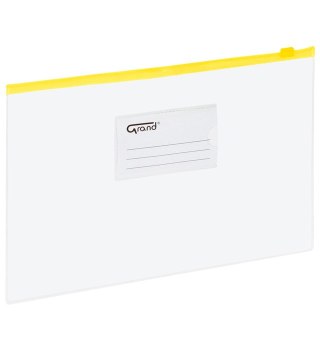 Koperta folia A4 EC009B suwak GRAND żółta