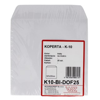 Koperta na CD nie klejona biała WZ K10