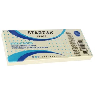 Notes samoprzylepny 50x40/100k op3szt A 12 STARPAK 152616