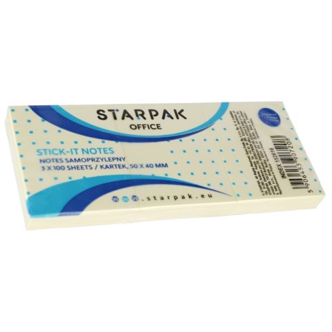 Notes samoprzylepny 50x40/100k op3szt A 12 STARPAK 152616