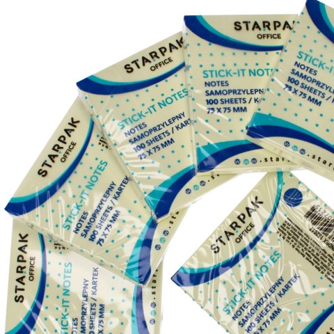 Notes samoprzylepny 75x75/100k A 12 STARPAK 152617