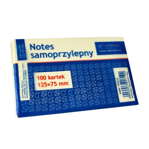 Notes samoprzylepny 76x127/100k A 12 STARPAK 152615