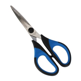 Nożyczki metalowe 15cm gumowa rączka STARPAK 155251