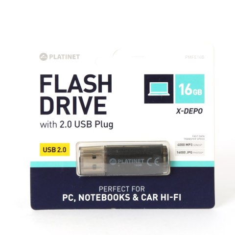 PENDRIVE 16GB USB 2.0 X-DEPO PLATINET 40944 WB