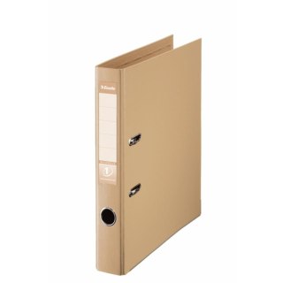 Segregator No.1 Power Naturelle, A4 mech. 50 mm, kawowy, ESSELTE 218690