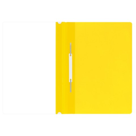 Skoroszyt PCV twardy A4 żółty A 10 STARPAK 151419