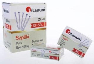 Szpilki metalowe 24 50 g SDM 65135
