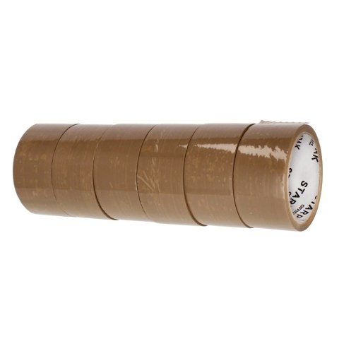 Taśma pakowa brązowa 48mmx50mb A 6 STARPAK 225293