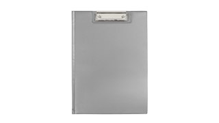 Teczka A4 Clipboard PVC siwy BIURFOL KH-04-09