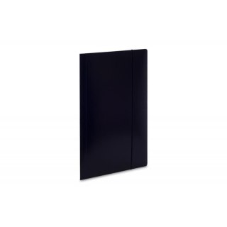 Teczka z gumką A4 "1" Eko czarna VAU-PE 319/02