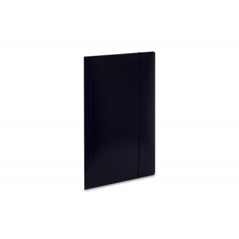 Teczka z gumką A4 "1" Eko czarna VAU-PE 319/02