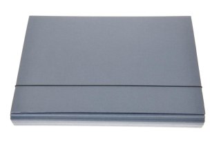 Teczka z gumką A4 4 cm skrzydłowa granatowa DELFIN 9412
