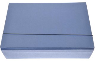 Teczka z gumką A4 9 cm skrzydłowa granatowa DELFIN 951