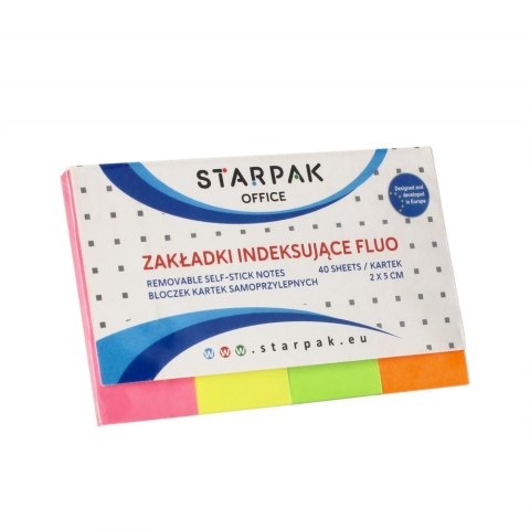 Zakładka indeksująca 20x50/40k 4kol STARPAK 227917