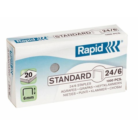 Zszywki Rapid Standard 24/6 1M