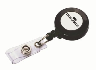 Zwijacz do indentykikatorów z klipem czarny DURABLE 815258