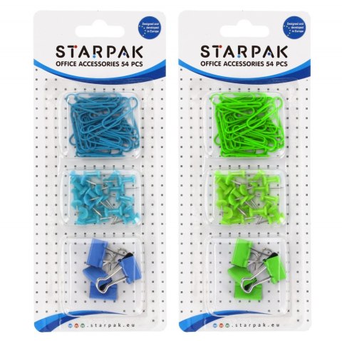 Akcesoria biurowe 54 sztuki STARPAK 395082