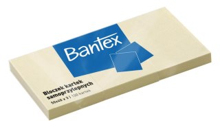 Bloczki samoprzylepne 50x40mm x 3, 100 kartek, żółty