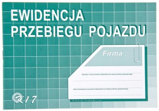 Druk Ewidencja Przebiegu Pojazdu A5 MICHALCZYK&PROKOP K-17