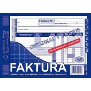 Druk Faktura NettoL A5 MICHALCZYK&PROKOP 103-XE