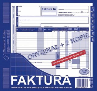 Druk Faktura Vat Netto MICHALCZYK&PROKOP 102-XE