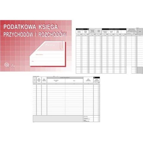 Druk Podatkowa Księga Przychodów i Rozchodów A4 MICHALCZYK&PROKOP K-1U