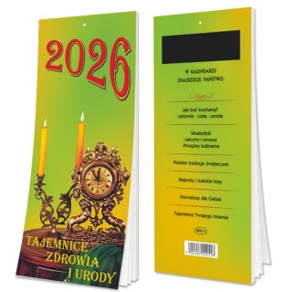 KALENDARZ ZDZIERAK 115X280 TAJEMNICE Z MAGN SPT