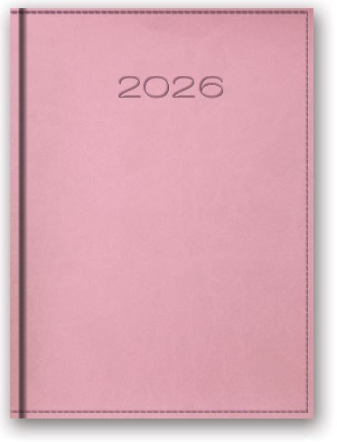 Kalendarz książkowy A5 oprawa twarda Vivella mix LUCRUM 21D