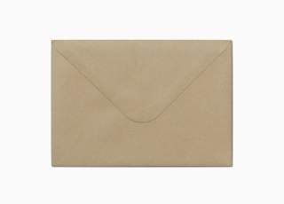 Koperta C6 nieklejona jasnobrązowa Nature GALERIA PAPIERU 280220