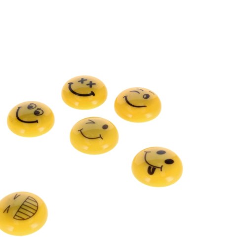Magnes 30mm Emoticon mix 6szt STARPAK 378346