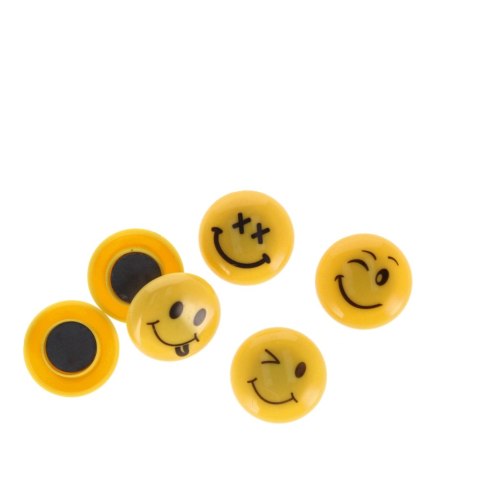 Magnes 30mm Emoticon mix 6szt STARPAK 378346