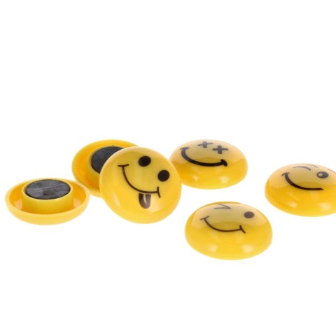 Magnes 30mm Emoticon mix 6szt STARPAK 378346