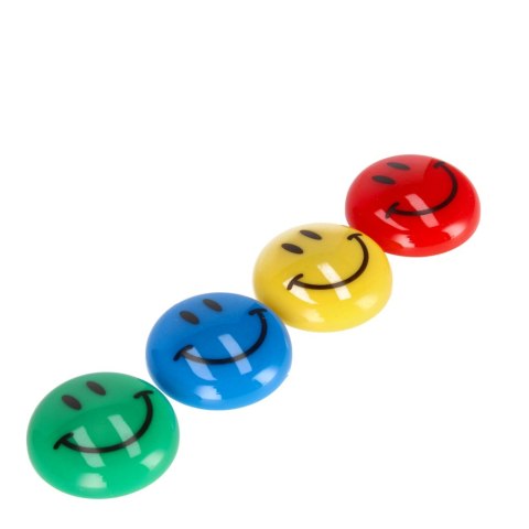 Magnes 30mm Emoticon2 mix kolorów 6szt STARPAK 378347