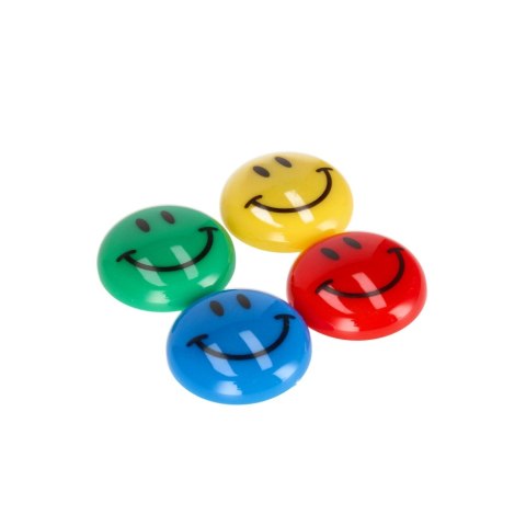 Magnes 30mm Emoticon2 mix kolorów 6szt STARPAK 378347