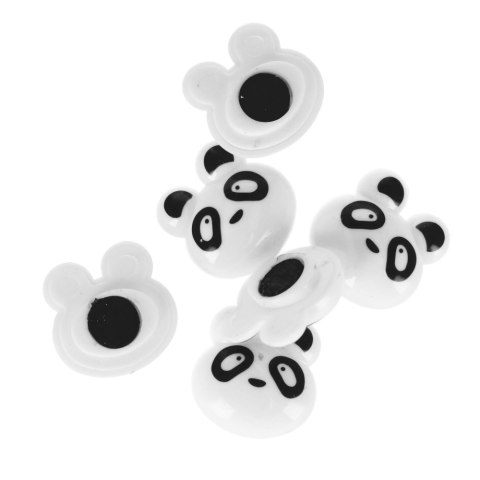 Magnesy kształtne Panda 25mm 6szt STARPAK 398962