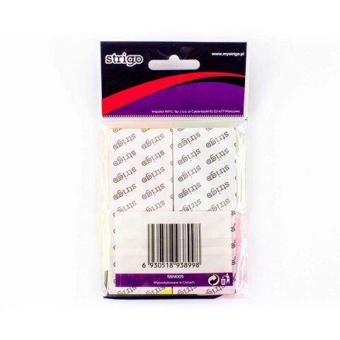 Notes samoprzylepny 38x50/25k 4kol Strigo PILOT SSN005
