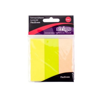 Notes samoprzylepny 75x25/50k 3kol pastel Strigo PILOT SSN007