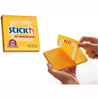Notes samoprzylepny 76x76 100 kartek żółty STICK 21551