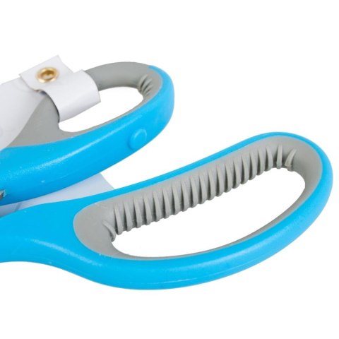 Nożyczki metalowe z gumową rączką 21 cm STARPAK 429893