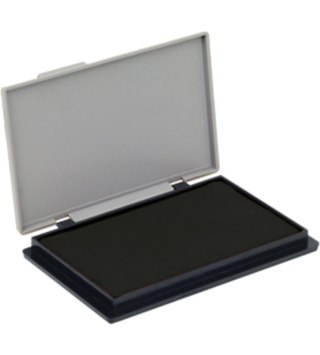 Poduszka do pieczątek i stempli nasączona tuszem nr 3 57x90 mm czarna