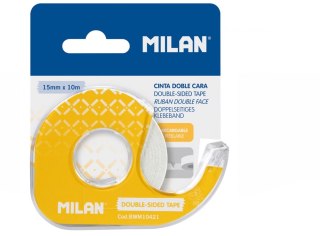 Taśma MILAN samoprzylepna dwustronna 15 mm x 10 m z dyspenserem na blistrze