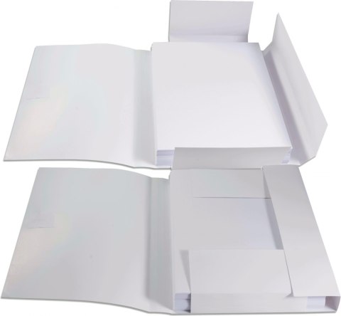 Teczka wiązana papierowa biała 350g FOL A 25 BARBARA 0300087