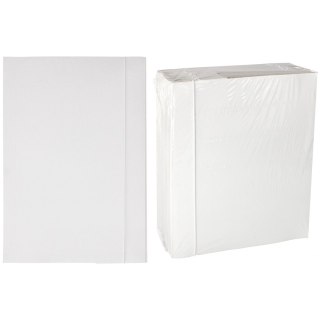 Teczka z gumką papierowa A4 biała 300g A 25 STARPAK 360992