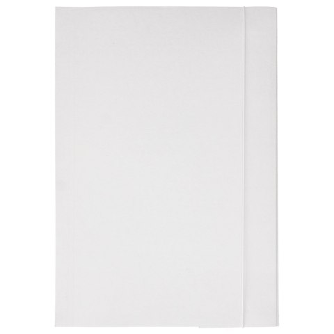 Teczka z gumką papierowa A4 biała 300g A 25 STARPAK 360992