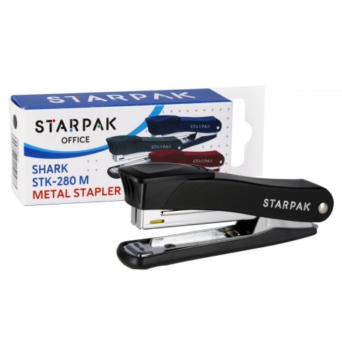 Zszywacz metalowy 12k 10 czarny STARPAK 465145